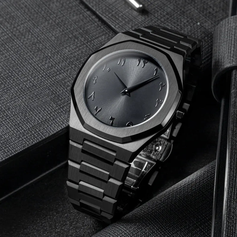Relógio Masculino Luxo Minimalista Números Árabes