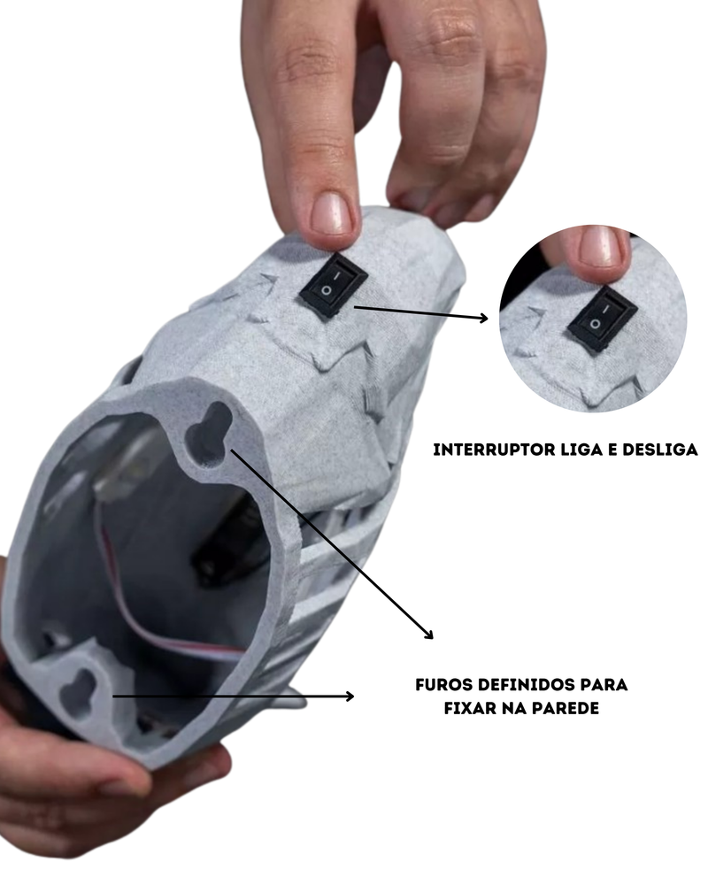 3d Águia E Coruja Led Lâmpada De Parede